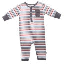 Bebe Angus Stripe Romper with Pockets