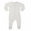 Purebaby Pale Blue Feather Print Growsuit