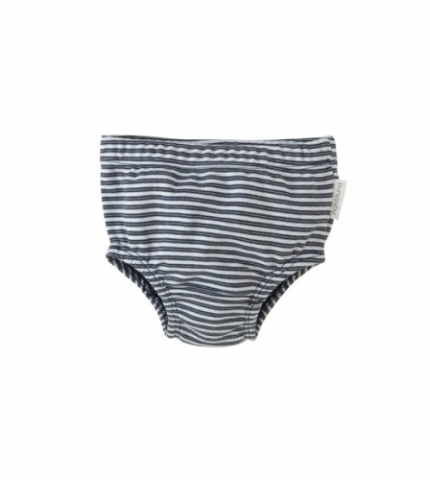 Mini Chatterbox Online Store :: Purebaby Navy Stripe Nappy Pant