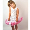 Alex & Charli Tutu White Pink Trim