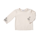 Bebe Daphne Long Sleeve Tee Powder Puff