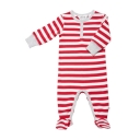 Bebe Classic Stripe Romper Chilli Red