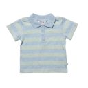 Bebe Aston Striped Polo Tee