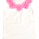 Alex & Charli Pink Rosette Singlet