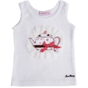 Love Henry White Teapot Singlet