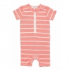 Purebaby Growsuit Scallop Stripe