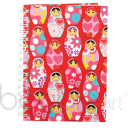 Bobbleart Notebook Baboushka