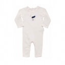 Purebaby Sorbet  Growsuit With Bird Applique **40% OFF**