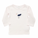 Purebaby Sorbet  with bird Applique Long SleeveTee