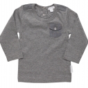 Purebaby Long Sleeve top Smoke Melange