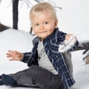 Purebaby Check Shirt Granite ** 40% OFF**