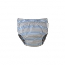 Pure Baby Blue Multi Stripe Nappy Pant