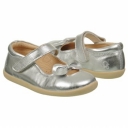 Older Soles Toddler Cafe Flat Silver