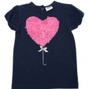 Milky Petal Heart tee Junior