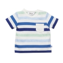 Bebe Iggy Stripe Tee with Pocket