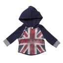 Fox and Finch Baby Britt Flag Hoodie