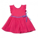 Fox and Finch Retro Mexica Dress Raspberry