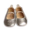 Old Soles Luxury Ballat Flat Silver