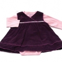 Fixoni purple Pinafore Set