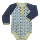 Fixoni Navy Print Snap Suit