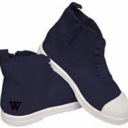 Walnut Shoes Zip Top Highcuts Navy