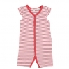 Purebaby Raspberry Stripe Growsuit